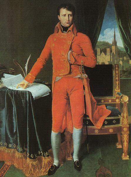 Jean-Auguste Dominique Ingres Bonaparte as First Consul Norge oil painting art